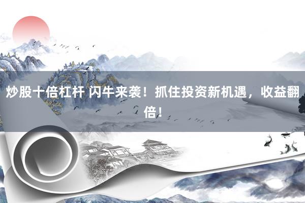 炒股十倍杠杆 闪牛来袭！抓住投资新机遇，收益翻倍！