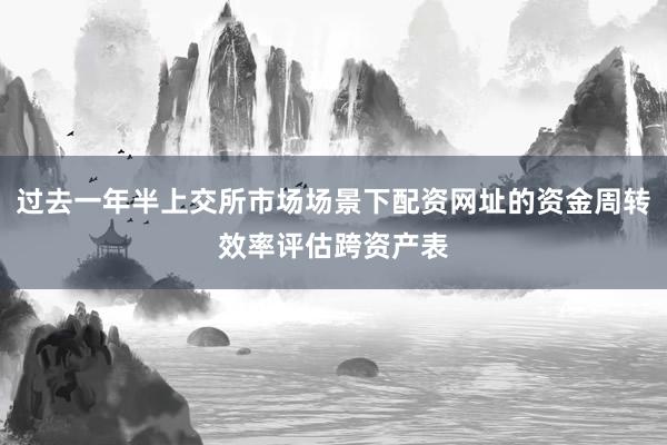 过去一年半上交所市场场景下配资网址的资金周转效率评估跨资产表